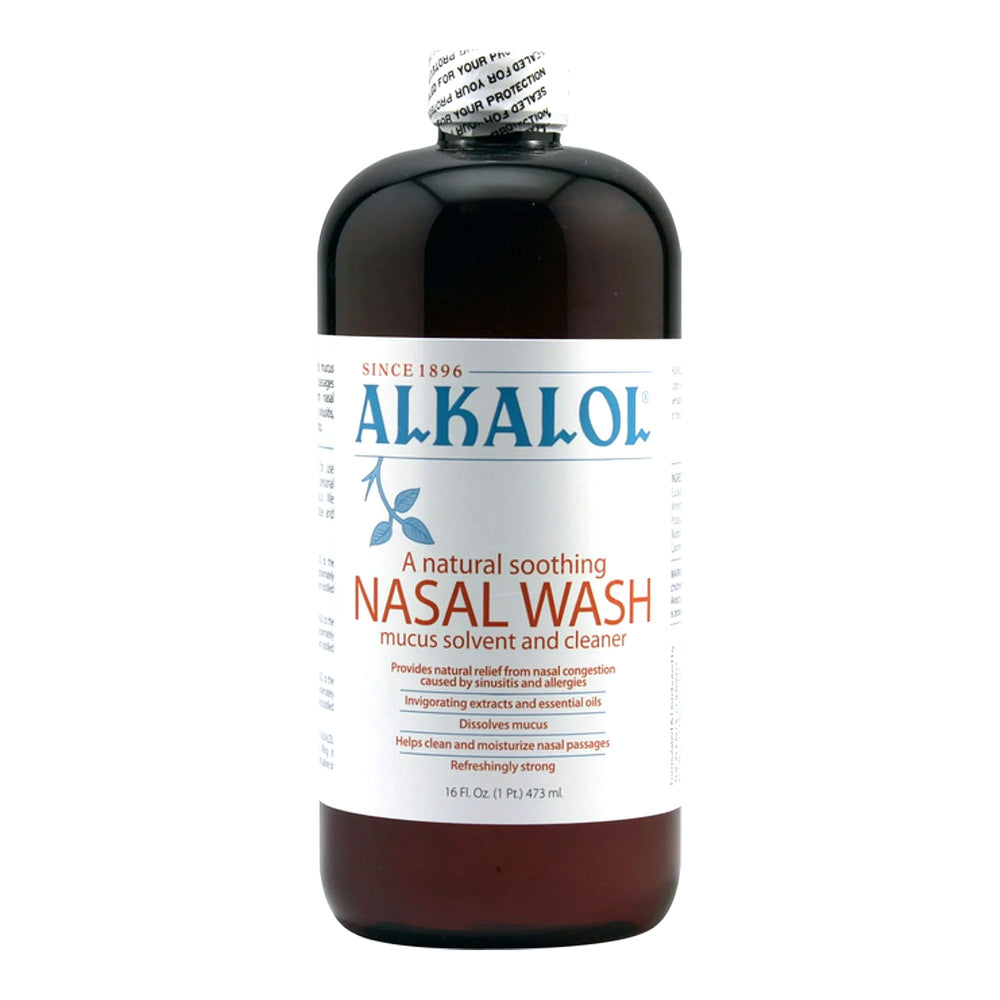 Alkalol - Mucus Solvent and Nasal Wash Liquid 16 oz. - 85767000204