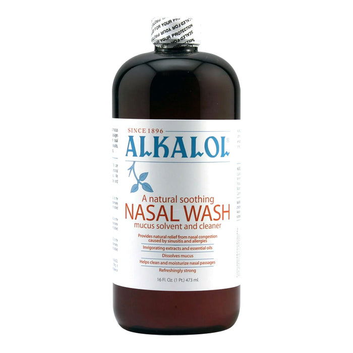 Alkalol - Mucus Solvent and Nasal Wash Liquid 16 oz. - 85767000204