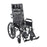 Drive Medical Silver Sport Recliner with Vinyl Upholstery, 16" Detachable Full arm - SSP16RBDFAV