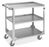 Stainless Steel Service Cart - 31 x 19 x 33", 3 Shelf - H-7491