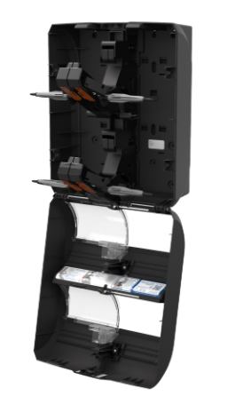 Toilet Paper Dispenser COMPACT® Black Manual - 56744B