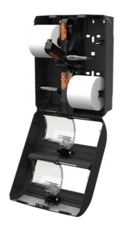 Toilet Paper Dispenser COMPACT® Black Manual - 56744B