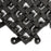 US Plastic Corp. Wearwell, Inc Black ErgoDeck Safety System with No-Slip Open Cleats Case of 10-553.78X18X18BK