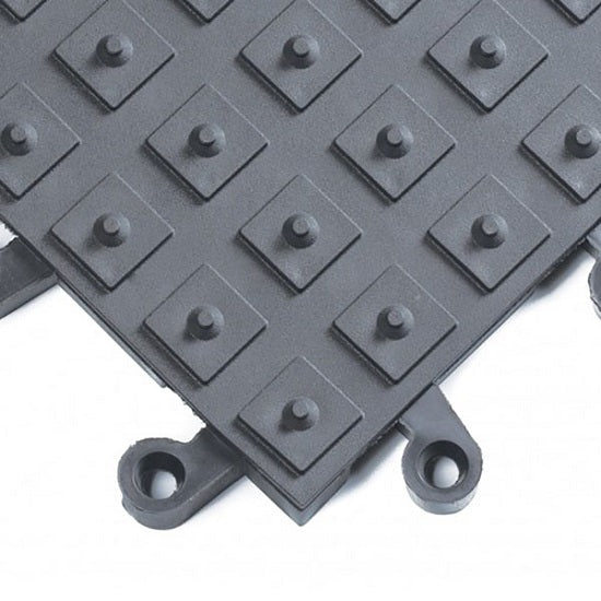 US Plastic Corp. Wearwell, Inc Charcoal Gray ErgoDeck Safety System with No-Slip Solid Cleats Case of 10-552.78X18X18CH
