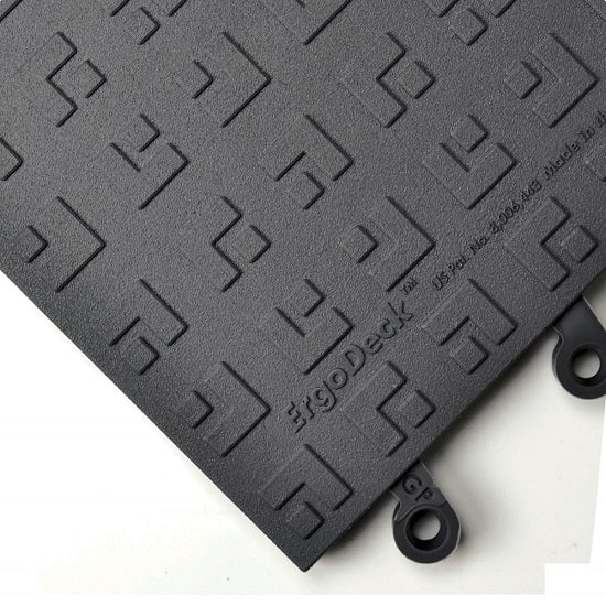US Plastic Corp. Wearwell, Inc Black General Purpose Solid ErgoDeck Safety System Case of 10 - 566.78X18X18BK