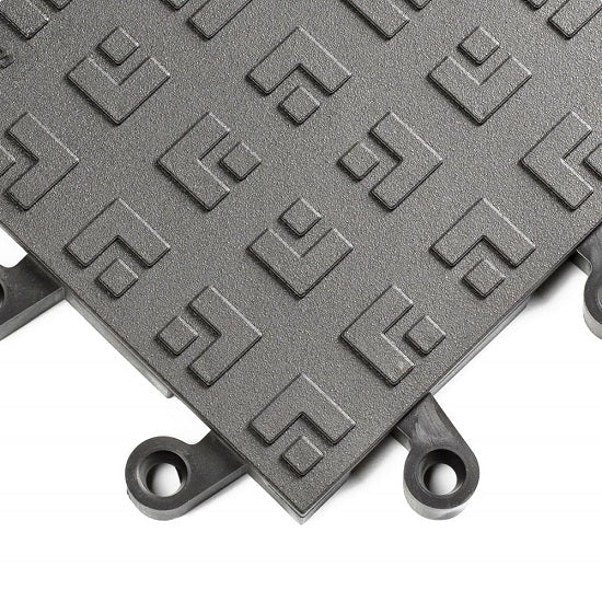 US Plastic Corp. Wearwell, Inc Charcoal Gray General Purpose Solid ErgoDeck Safety System Case of 10 - 566.78X18X18CH