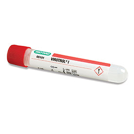 Bio-Rad Laboratories Virotrol I Unassayed Control HBsAg, Antobodies to HIV-1, HCV, HBc, CMV, HTLV-I Single Level, Class F 10 X 4 mL - 00101F