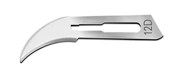 Havel's - Surgical Blade Carbon Steel No. 12D Sterile Disposable Individually Wrapped - FSC12D