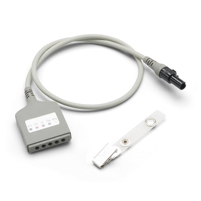 Welch-Allyn ECG Cable ,5 Lead Din ,AAMI,Micro/Pro LT,2' - 008-0900-00