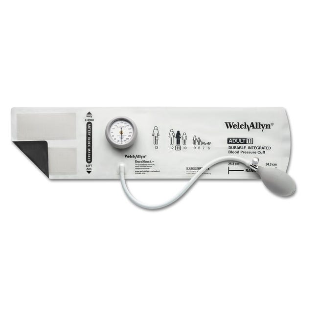 Welch Allyn DuraShock Integrated Aneroid Sphygmomanometer - DS44-12