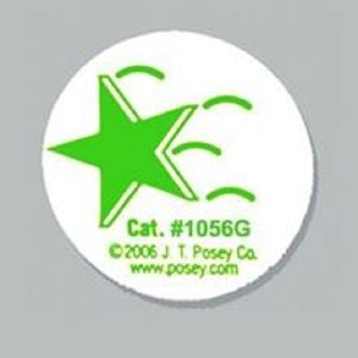 Posey Falling Star Stickers - 50 Stickers Per Roll