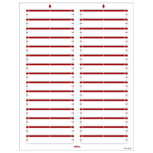 Tabbies Laser / Inkjet File Folder Labels - Laser Name Labels - 2/3" H x 3-7/16" W, - 750 per Pack