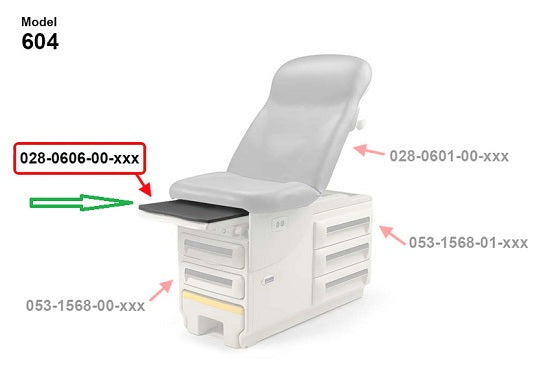 Exam Table Footboard