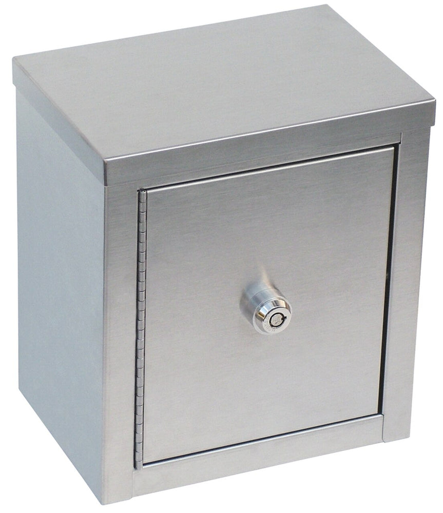 Omnimed 181501 Mini Double Door Narcotic Cabinet - 9”H X 8”W X5 5⁄8”D