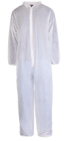 Tronex Healthcare Industries JUMPSUIT, FLUID RESIST OPEN ANKLE DISP WHT 4XL (5/BG 5BG/CS) - 644050W