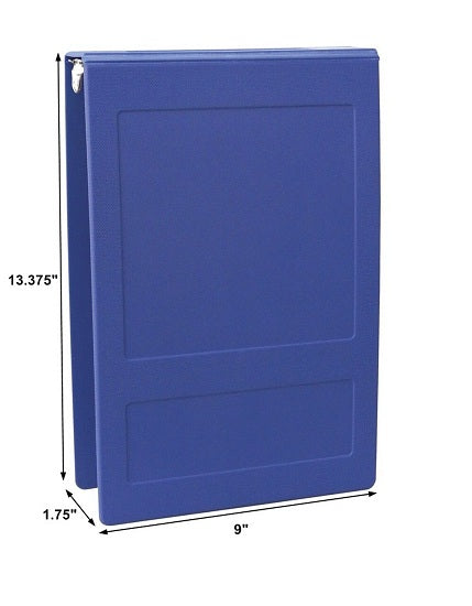 Omnimed 1" Side and Top Open Hopsital Grade Tri-Poly Molded Ring Binders (3 Ring)
