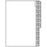 Tabbies Printed Index Dividers - 8-1/2"W x 11"H, 26 per Pack