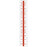 Tabbies Alpha Exhibit Index Tabs, Red Color Edge - 1" in, 5 packs per Box