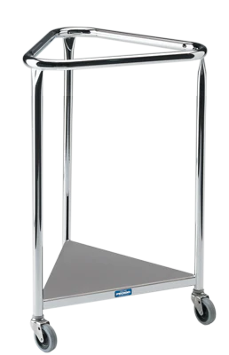 Pedigo - Hamper Stand Rolling Triangular Opening Open Top Without Lid - P-120-B