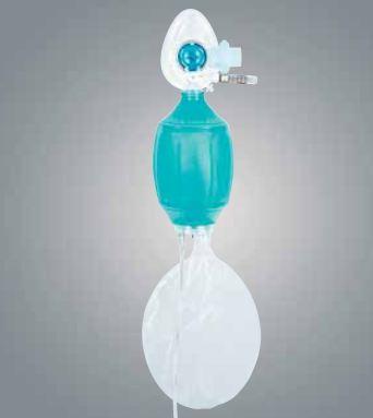 Vyaire Medical RESUSCITATOR, MANUAL W/BAG O2 TUBING ADLT MED 7' (6/CS) - 2K7000