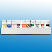 Tabbies GBS/VRE Compatible Numeric Label Rolls,1-5/16"H x 1-1/4"W, 550 Per Roll
