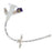 AMT - ENFit Single Port Balloon Gastrostomy Feeding Tube 16 Fr. Silicone - 7-1610-I