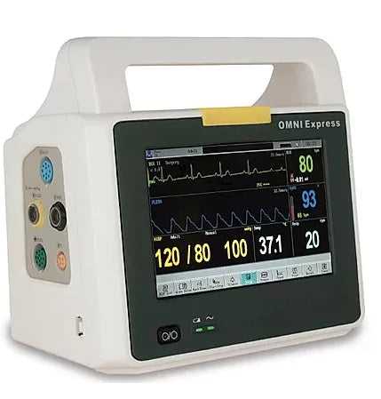 Omni Express VS - Patient Monitor with CO2 Vital Signs Monitoring Type CO2, ECG, NIBP, SpO2 AC Power / Battery Operated - INF-8846SCO2