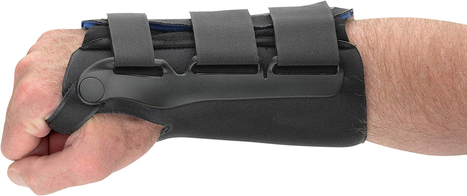 Ossur Exoform Wrist Brace Plastic / Aluminum Right Hand Black X-Large - 507078-R2