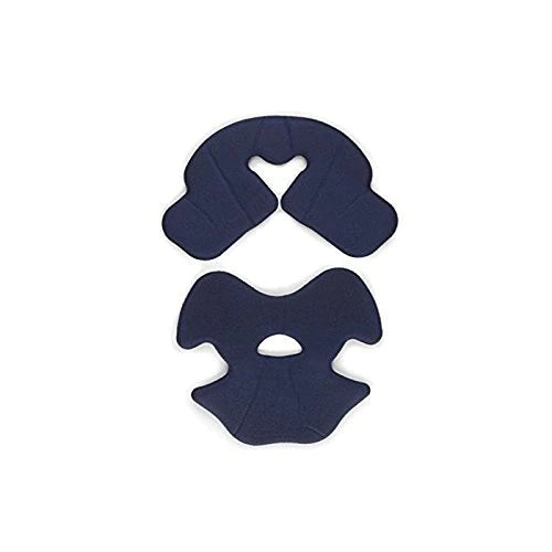 Miami J - Rigid Cervical Collar with Replacement Pads Preformed Adult Bariatric Two-Piece / Trachea Opening - MJP-200B