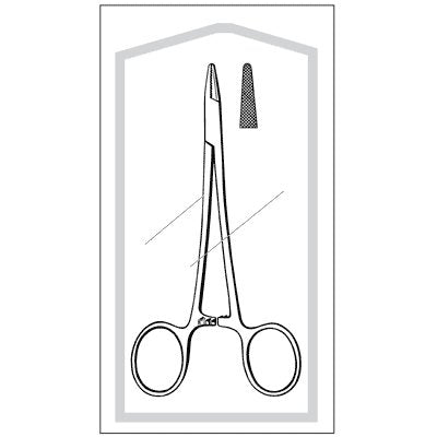 Sklar Econo Needle Holder 5 Inch Length Serrated Jaw - 96-2353