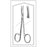 Econo - Iris Scissors 3-1/2 Inch Length Floor Grade Stainless Steel Sterile Finger Ring Handle Curved Sharp Tip / Sharp Tip - 96-2471