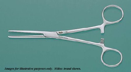 Sklar Econo Hemostatic Forceps Rochester-Pean 7-1/4 Inch Floor Grade Stainless Steel Sterile Straight Serrated Jaws - 96-3006