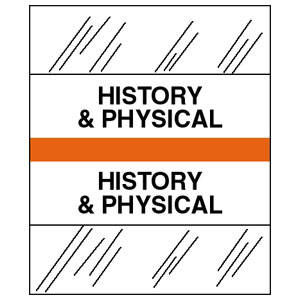 Tabbies Medical Chart Index Tabs & Divider Sheets - 1/2" H x 1-1/4" W, 100 per Pack