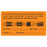 Tabbies Billing/Collection Labels "For your Convenience, You may transfer this Balance to your Credit Card Account To pay with your Credit Card Please complete the information Below" , Fluorescent Orange - 3-1/4"W x 1-3/4"H, 250 per Roll - MAP2350