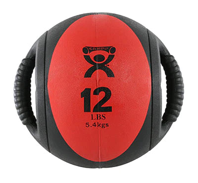 CanDo Dual Handle - Medicine Ball 12 lbs. - 10-3181