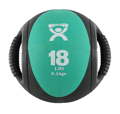 CanDo Dual Handle - Medicine Ball 18 lbs. - 10-3182