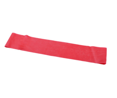 Fabrication Enterprises Exercise Resistance Band Loop Cando Red 15 Inch Length Light Resistance - 10-5262-10