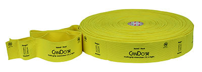 Fabrication Enterprises Exercise Resistance Band Cando Multi-Grip Yellow 30 Yard X-Light Resistance - 1720932