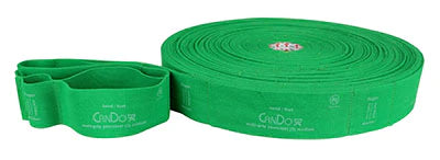 CanDo Multi-Grip - Exercise Resistance Band Green 30 Yard Length Medium Resistance - 10-6613