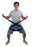 Fabrication Enterprises Exercise Resistance Band Cando Multi-Grip Black 30 Yard X-Heavy Resistance - 1722393