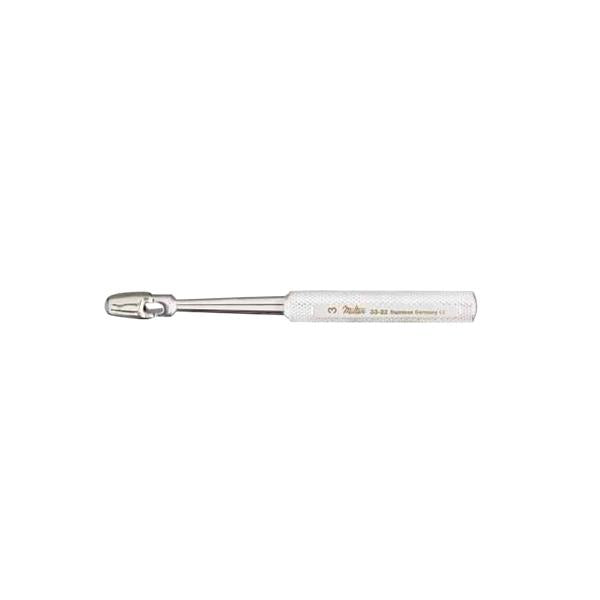 Miltex-Integra Biopsy Punch Dermal Keyes 8Mm 8Mm Bite Ribbed Handle Stainless Steel Reusable Ea - 33-28