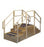 Bailey - Training Staircase 10 X 59-1/4 X 96 Inch, 6 X 10 Inch Steps, 24 X 36 X 36 Inch Platform - 71148