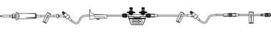 B. Braun Anesthesia Sets 15 Drops / mL Drip Rate 120 Inch Tubing 2 Ports - 354208