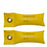 CanDo SoftGrip - Hand Weight Pair Bag Style / Metal Pellet-Filled 1 lbs. - 10-0351-2