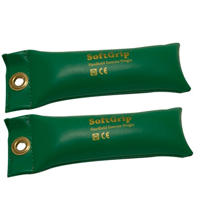 CanDo SoftGrip - Hand Weight Pair Bag Style / Metal Pellet-Filled 2 lbs. - 10-0353-2