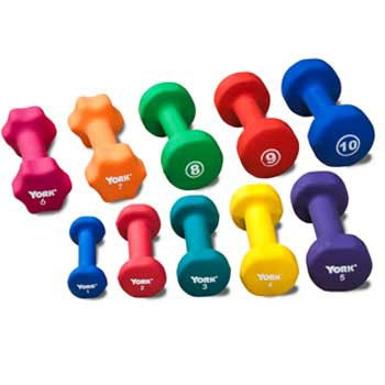 Clinton Industries Dumbbell 1 to 10 lbs. - 4715N-X