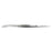 Henry Schein Forcep Dressing 4" Serrated Curved Stainless Steel Ea - 100-0673