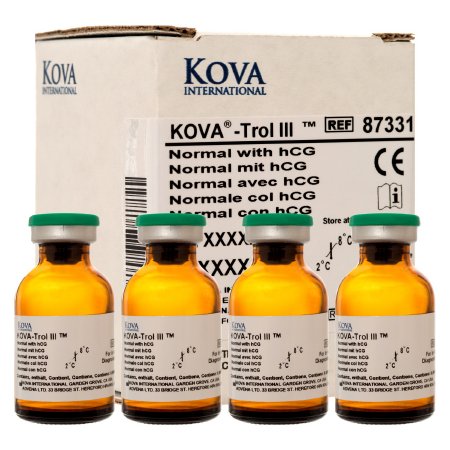 KOVA-Trol III - Urinalysis Control Normal Level with hCG 4 X 15 mL - 87331