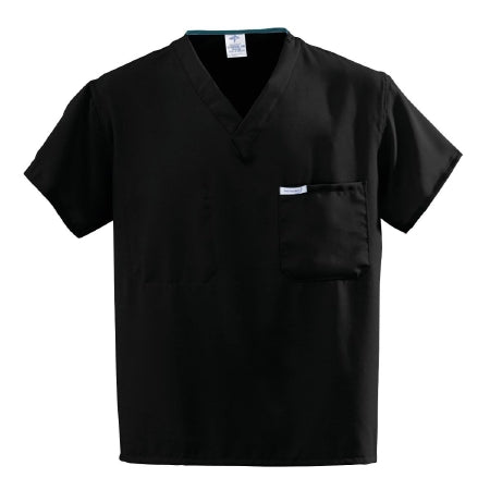 PerforMAX - Scrub Shirt X-Large Black 1 Pocket Short Sleeve Unisex - 810DKWXL-CA