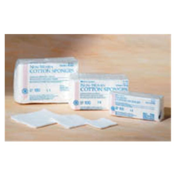 Henry Schein Sponge Non-Woven Cotton 3X3" 4 Ply Non-Sterile Lf 100/Pk, 40 Pk/Ca - 3103-HS